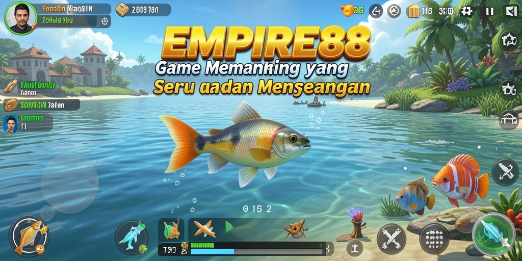 Tangkapan layar gameplay EMPIRE88 dengan suasana memancing yang menarik.