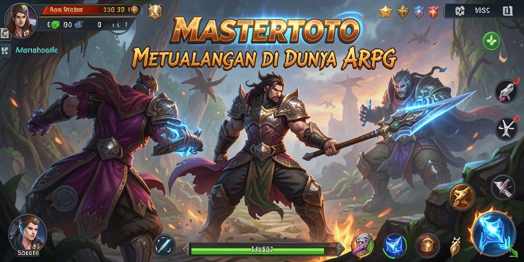 Tampilan gameplay seru di dunia fantasi MASTERTOTO.