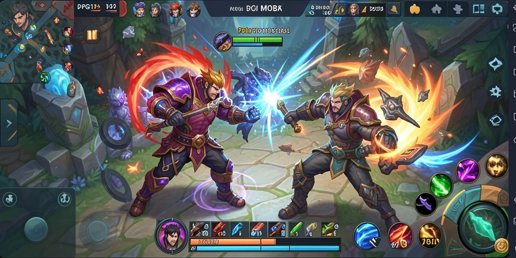 Tampilan gameplay seru dan strategis di PG11.